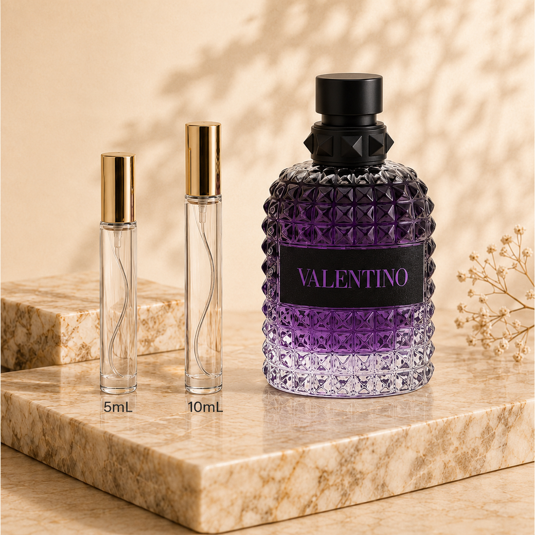 Uomo Born In Roma Purple Melancholia EDT Men's Sample Decant