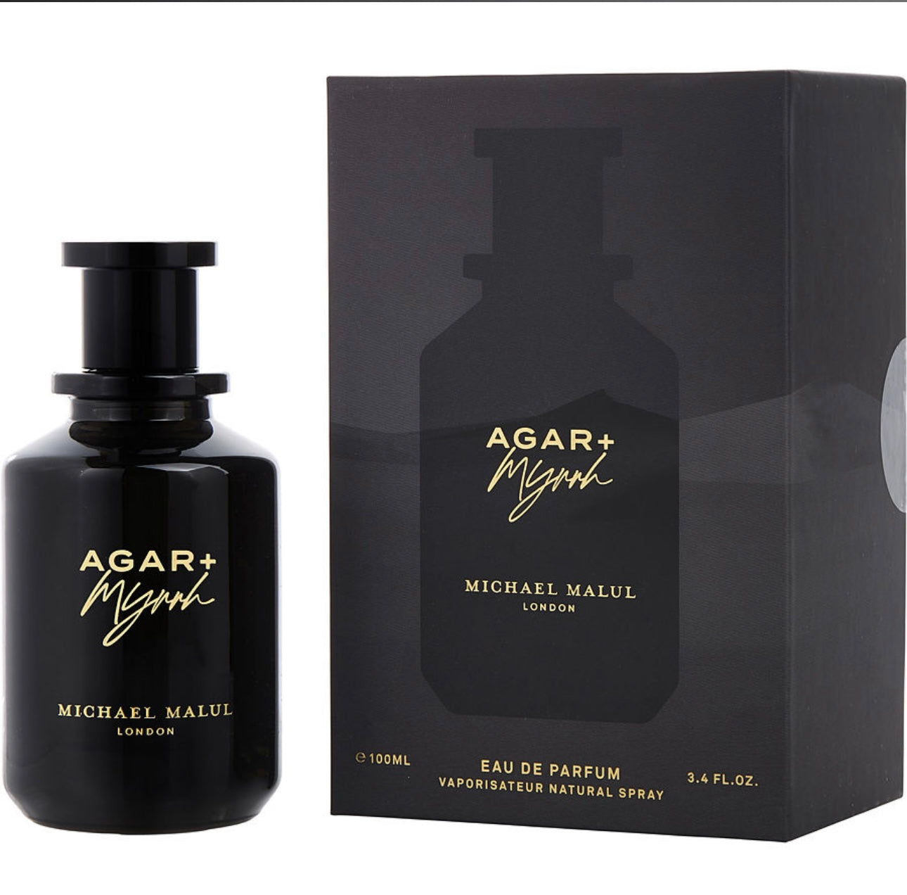 Michael Malul Agar + Myrrh 3.4 oz Eau de Parfum for Men - 100ml